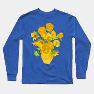 Sunflowers by Van Gogh Long Sleeve T-Shirt